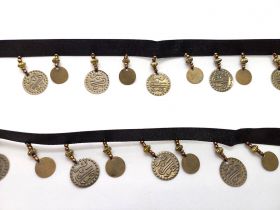 Great value Bronze Coin Beaded Trim #728 available to order online New Zealand