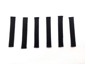 Great value Covered Plastic Boning Pieces- 6cm Black available to order online New Zealand