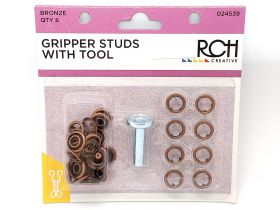 Great value Gripper Studs with Tool - Bronze- Pack of 8 available to order online New Zealand