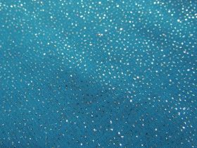 Glitter Chiffon- Aqua
