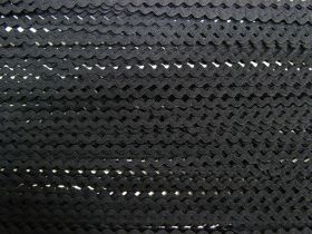 Great value 4mm Ric Rac Trim- Night Black #667 available to order online New Zealand