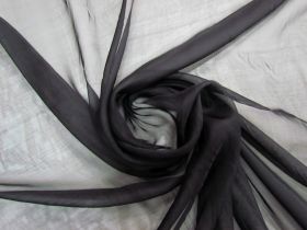 Great value Fine Silk Chiffon- Black Vapour #6894 available to order online New Zealand