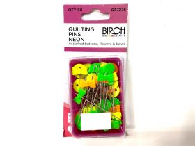 Great value Quilting Pins- Neon- Pack of 50 available to order online New Zealand