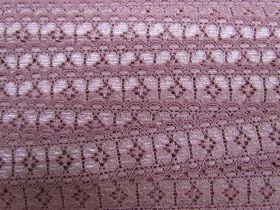 Great value 25mm Stretch Lace Trim- Peony Pink #845 available to order online New Zealand