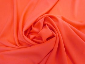 Great value Stretch Chiffon- Vermilion Orange #7429 available to order online New Zealand
