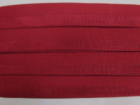 Great value 30mm Shiny Fold Over Elastic- Maroon #889 available to order online New Zealand