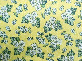 Great value Summer Floral Cotton- Lemon #PW1062 available to order online New Zealand