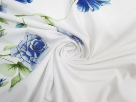 Great value Whimsical Garden Spandex- White #8016 available to order online New Zealand
