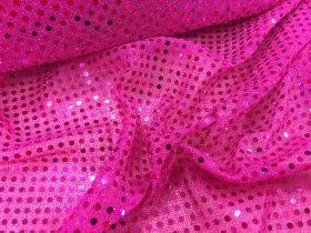 3mm American Sequins- Royal Blue on Pink