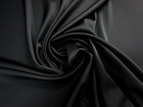 Great value Stretch Satin Chiffon- Black #6034 available to order online New Zealand