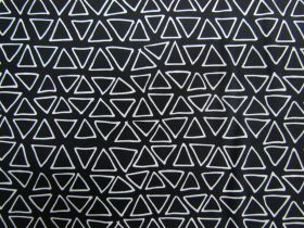 Great value Monochrome Cotton- Triangles- White on Black DV3671 available to order online New Zealand