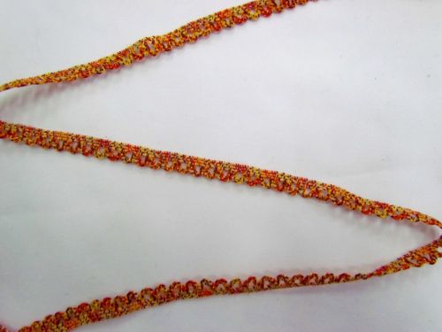Great value Baby Ripple Scallop Trim- Yellow/Orange available to order online New Zealand