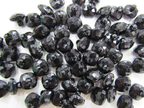 Great value Crystal Look Fashion Button- Black available to order online New Zealand