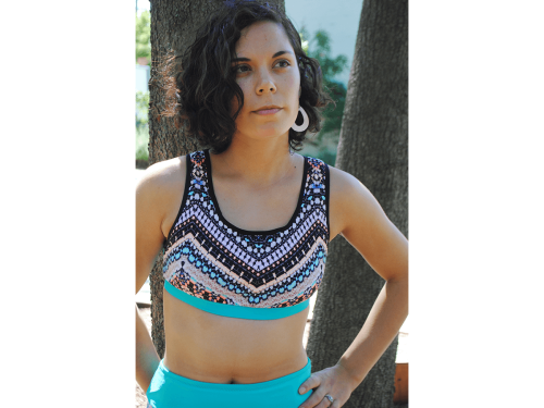 Great value Bay Run Crop Top Downloadable Pattern- Sizes 6-26 available to order online New Zealand