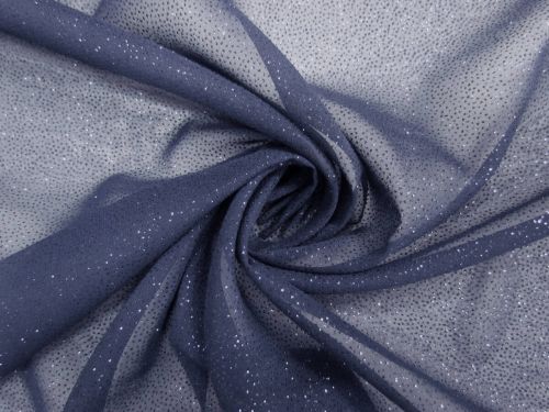 Great value Glitter Chiffon- Navy available to order online New Zealand