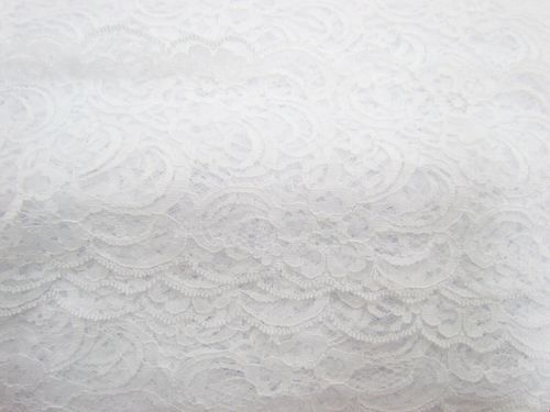 Great value 90mm Gabriella Lace Trim- White #323 available to order online New Zealand