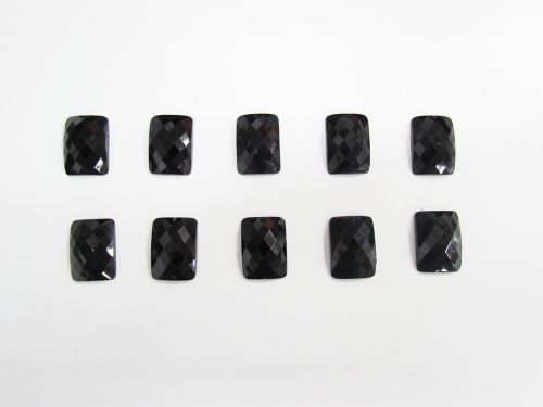 Great value Sew On Rhinestones- Rectangle Black RW304- 10 for $3 available to order online New Zealand