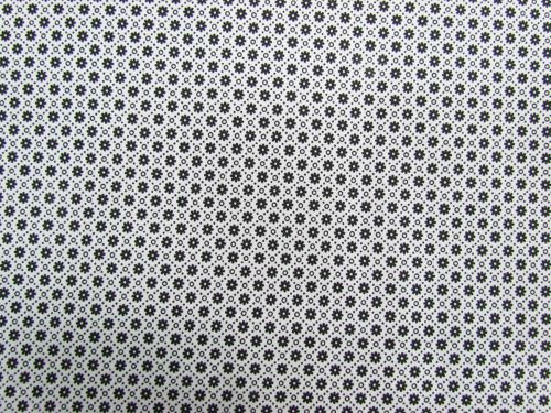 Great value Black & White Cotton- Mini Flower #0157-499 available to order online New Zealand