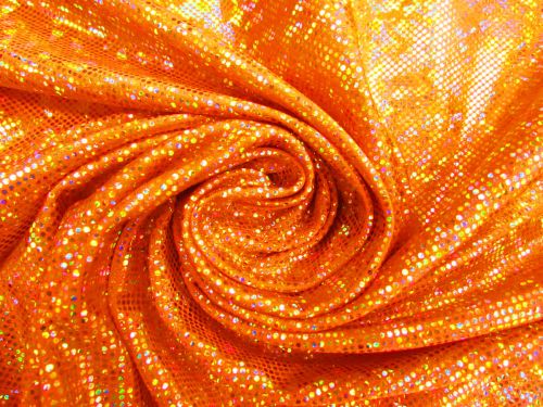 Great value Shattered Glass Spandex- Orange available to order online New Zealand