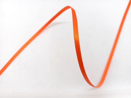 Great value Double Sided Satin Ribbon- 3mm- 42/677 FLAME available to order online New Zealand
