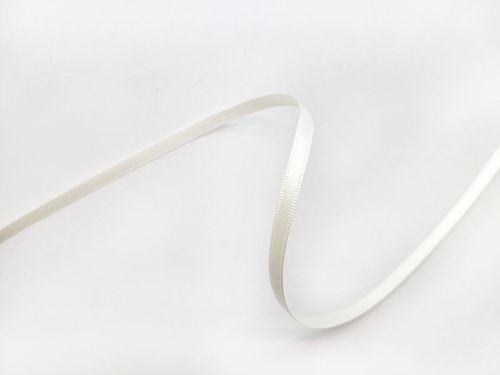 Great value Double Sided Satin Ribbon- 5mm- 419 BRIDAL WHITE available to order online New Zealand