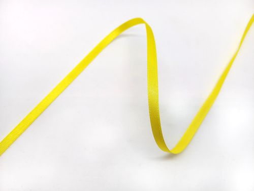 Great value Double Sided Satin Ribbon- 5mm- 63/679 YELLOW available to order online New Zealand