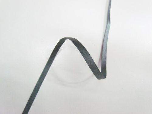 Great value Double Sided Satin Ribbon- 5mm- 669 SMOKE GREY available to order online New Zealand