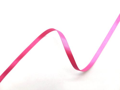 Great value Double Sided Satin Ribbon- 7mm- 402 FUCSHIA available to order online New Zealand