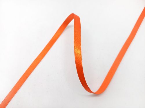 Great value Double Sided Satin Ribbon- 7mm- 42/677 FLAME available to order online New Zealand