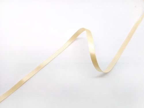 Great value Double Sided Satin Ribbon- 7mm- 50 CREAM available to order online New Zealand