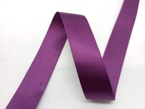 Great value Double Sided Satin Ribbon- 25mm- 49 PLUM available to order online New Zealand