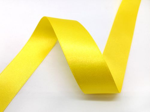 Great value Double Sided Satin Ribbon- 25mm- 63/679 YELLOW available to order online New Zealand