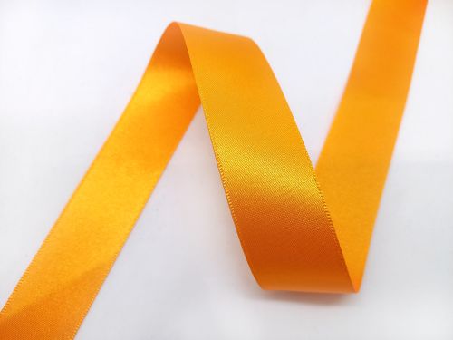 Great value Double Sided Satin Ribbon- 25mm- 670/672 MARIGOLD available to order online New Zealand