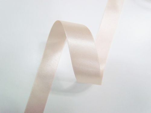 Great value Double Sided Satin Ribbon- 25mm- 703 IVORY available to order online New Zealand