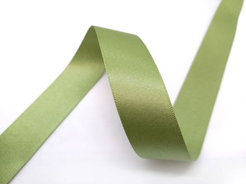 Great value Double Sided Satin Ribbon- 25mm- 80 KHAKI available to order online New Zealand