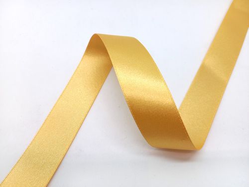 Great value Double Sided Satin Ribbon- 25mm- 82/678 HONEY GOLD available to order online New Zealand