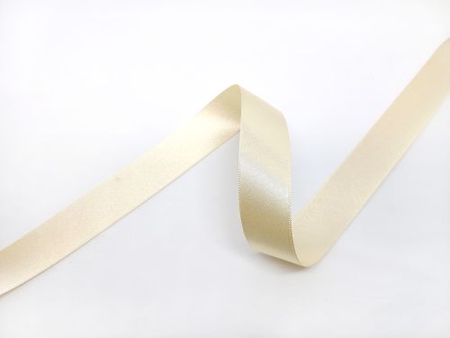 Great value Double Sided Satin Ribbon- 25mm- 9790 PEARL available to order online New Zealand