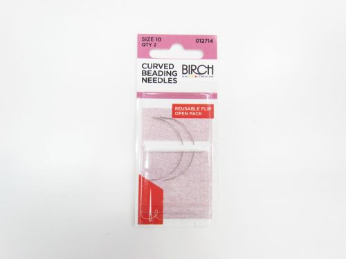 Great value Curved Beading Needles - Size 10- Pack of 2 available to order online New Zealand