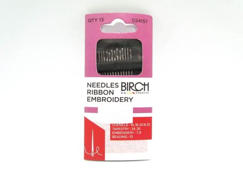 Great value Needles Ribbon Embroidery- Pack of 13 available to order online New Zealand