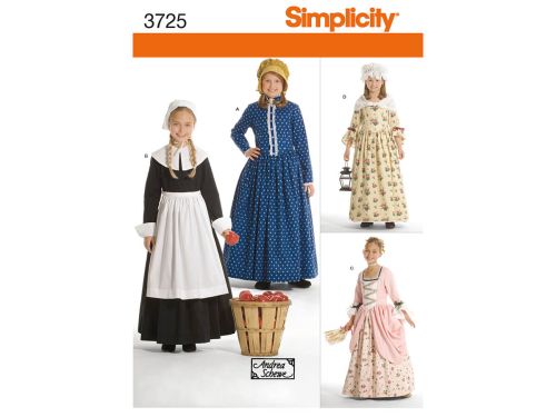 Great value *Seconds* Simplicity Pattern S3725 Child & Girl Costumes- Size HH (3,4,5,6) available to order online New Zealand