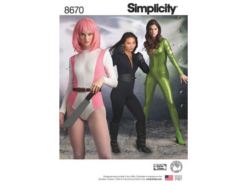 Great value *Seconds* Simplicity Pattern S8670 Women’s Knit Costume- Size U5 (16-18-20-22-24) available to order online New Zealand