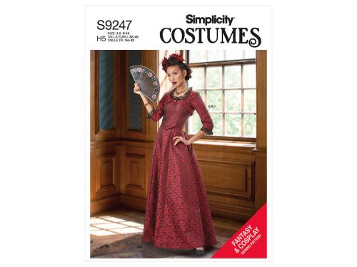 Great value *Seconds* Simplicity Pattern S9247 MISSES' COSTUME- Size R5 (14-16-18-20-22) available to order online New Zealand