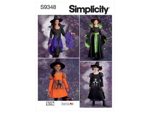 Great value *Seconds* Simplicity Pattern S9348 CHILD & GIRL COSTUMES- Size HH (3-4-5-6) available to order online New Zealand