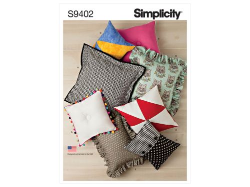Great value *Seconds* Simplicity Pattern S9402 EASY PILLOWS- Size OS (ONE SIZE) available to order online New Zealand
