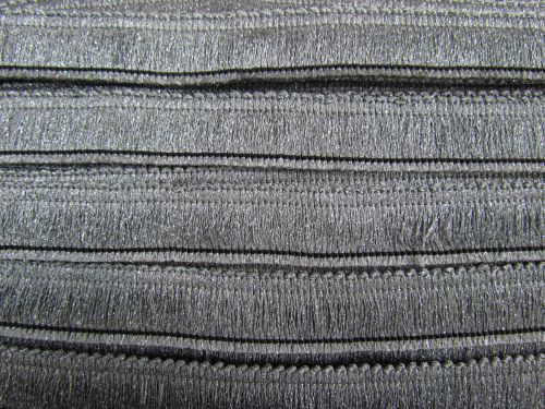 Great value 20mm Sparkle Fringe Trim- Gunmetal #1010 available to order online New Zealand