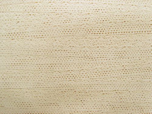 Great value 14mm Dainty Spots Cotton Lace Trim- Natural #T116 available to order online New Zealand