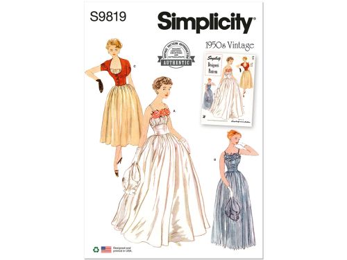Great value *Seconds* Simplicity Pattern S9819 Misses Dress- Size Y5 (18-20-22-24-26) available to order online New Zealand