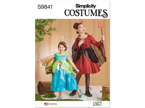 Great value *Seconds* Simplicity Pattern S9841 Child / Girl Costume- Size K5 (7-8-10-12-14) available to order online New Zealand