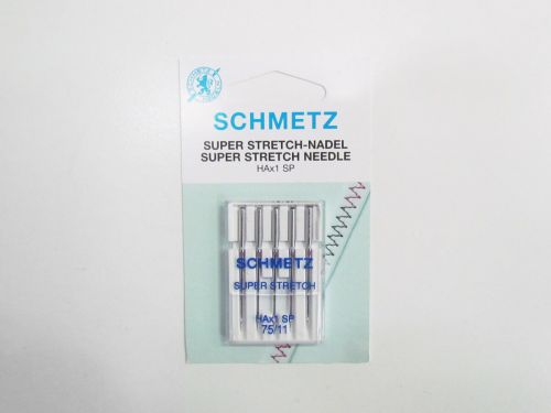 Great value Schmetz Super Stretch And Overlocker Needles- HAx1 SP- 75/11- Pack of 5 available to order online New Zealand