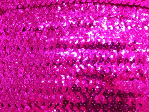 Great value Stretch Sequin Trim- 2 Row- Magenta #T306 available to order online New Zealand